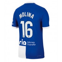 Atletico Madrid Nahuel Molina #16 Vonkajší futbalový dres 2023-24 Krátky Rukáv
